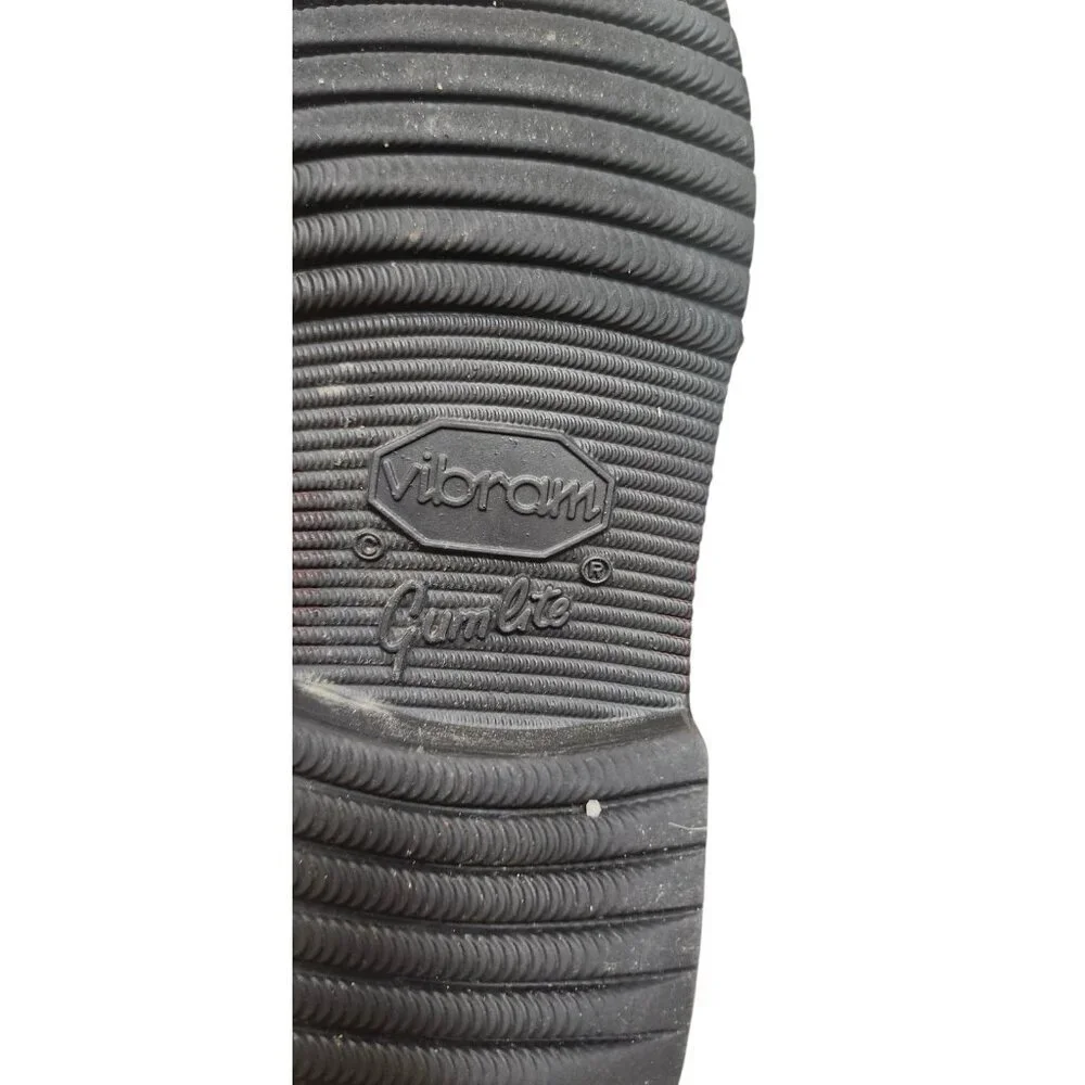 Gravati Black Suede Knee High Boots Vibram Gumlite Sole Classic Riding Style 9M